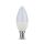 Lampadina LED E14 5,5W Candela 6400K CRI>95 Bianco freddo