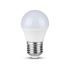 Lampadina LED Chip Samsung E27 5,5W G45 3000K Bianco caldo