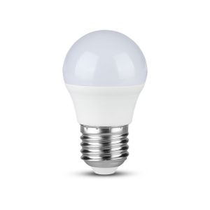 Lampadina LED Chip Samsung E27 4,5W A++ G45 6400K Bianco freddo