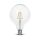 Lampadina LED E27 4W G125 Filamento 2700K Bianco caldo