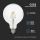 Lampadina LED E27 4W G125 Filamento 2700K Bianco caldo