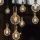 Lampadina LED E27 4W G125 Filamento 2700K Bianco caldo