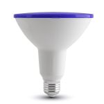 Lampadina LED E27 15W PAR38 Colore Blu IP65