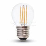 Lampadina LED E27 4W G45 Filamento 4000K Bianco naturale