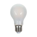 Lampadina LED E27 8W A67 Filamento Satinato 2700K Bianco caldo