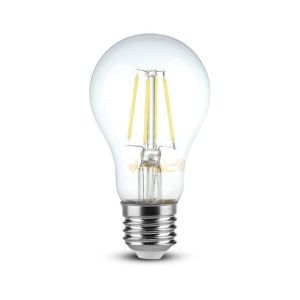 Lampadina LED E27 4W A60 Filamento 6400K Bianco freddo