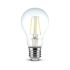 Lampadina LED E27 4W A60 Filamento 6400K Bianco freddo