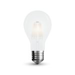 Lampadina LED E27 7W A++ A60 Filamento Satinato 2700K  Bianco caldo