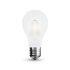 Lampadina LED E27 7W A++ A60 Filamento Satinato 2700K  Bianco caldo