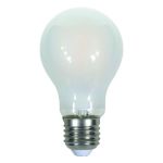 Lampadina LED E27 7W A++ A60 Filamento Satinato 6400K Bianco freddo