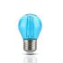 Lampadina LED E27 2W G45 Filamento Colore Blu