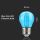 Lampadina LED E27 2W G45 Filamento Colore Blu