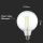 Lampadina LED E27 12,5W G125 Filamento 6500K Bianco freddo