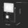 Faro LED Chip Samsung 10W con Sensore di Movimento e Crepuscolare e Interruttore Manuale di Bloccaggio Colore Nero 6400K