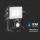 Faro LED Chip Samsung 10W con Sensore di Movimento e Crepuscolare e Interruttore Manuale di Bloccaggio Colore Nero 6400K