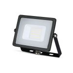 Faro LED SMD Chip Samsung 20W Colore Nero 6400K IP65