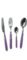 MORINOX FUNNY CUTLERY SET 24 PIECES 6 PEOPLE - 18/10 STAINLESS STEEL COLOR LILAC