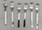 SWEET FORK 6 PIECES ZILIO BY MORINOX STAINLESS STEEL -21.5