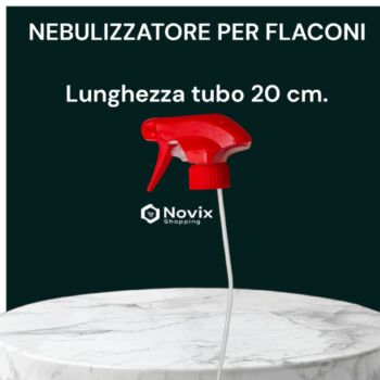 Spruzzino erogatore professionale per disinfettanti e detersivi