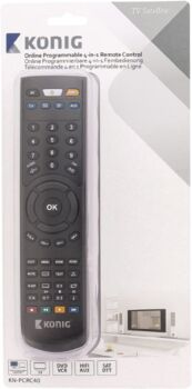 KONIG ONLINE PROGRAMMABLE 4-IN-1 REMOTE CONTROL