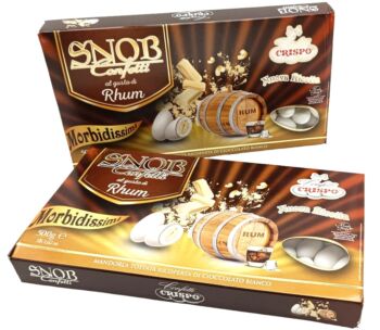 Confetti ripieni di delizioso rhum e ricoperti di finissimo cioccolato