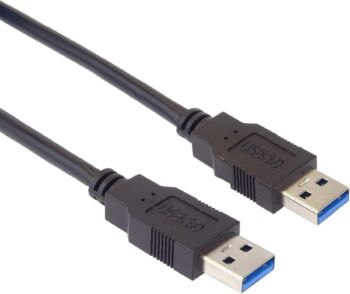 Cavo di Collegamento USB 3.0 A-A Super Speed ​​5m, Cavo Dati Superspeed ​​Fino a 5Gbit/s, Cavo di Ricarica, USB Tipo A M