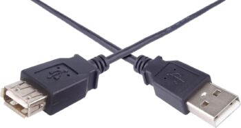 Cavo di Prolunga USB 2.0 da 0,5m, Cavo Dati High Speed ​​Fino a 480Mbit/s