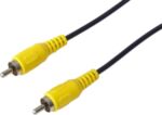 Cavo RCA 1,5 m, 1X Spina RCA RCA su 1X Spina RCA RCA, Cavo di Collegamento Audio Video, Stereo, per TV, Cellulari, MP3, 