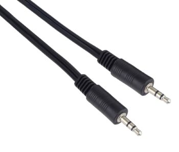 Cavo Jack 1m, Spina Jack 3,5mm, Jack Stereo Maschio-Maschio, Cavo di Collegamento Audio Cuffie Aux, per TV Cellulari MP3