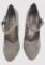 SCARPE DONNA DECOLLETE TACCO ALTO GRIGIO VERA PELLE CAMOSCIO TAG 36 BY ALYSA