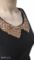 VESTITO DONNA ELEGANTTE NERO COLLIER TAGLIA 