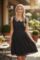 VESTITO DONNA ELEGANTTE NERO COLLIER TAGLIA 