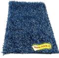 Tapis Shaggy-spaghetti bleu