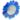 MIROIR FLEUR BLEUE