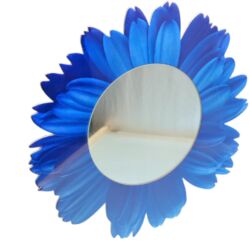 MIRROR STICKER BLUE  