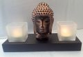 Base Buddah con 2 candele 