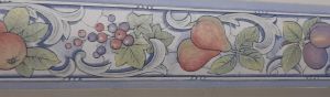 TAPETEN BORDURE MIT FRUCHT