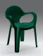 ARMCHAIR OLE 'IMPLIABILE GREEN