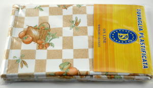 Plasticized tablecloth TCD111 Dim.140x240cm.