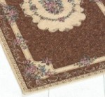 TAPIS BOUQUET 65 X 110 CM MARRON