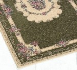 TAPIS BOUQUET 14OX195 CM VERTE