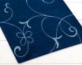 TAPIS METALLI 85 X 150 CM BLEU