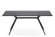 TABLE DARK GREY METROPOLIS 180 X 90 'CHROME  