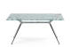 METROPOLIS 160 X 90 TABLE DECO CHROME WAVE        