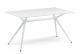 TABLE METROPOLIS 140 X 85 LAQUÉ BLANC LUSTRE