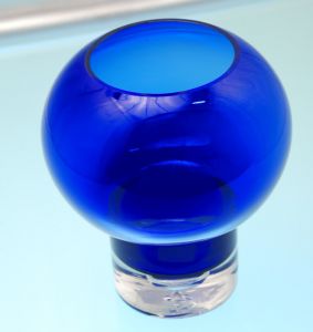 PORTA CANDELA BLU BALL