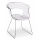 MISS B ANTISHOCK SLED ARMCHAIR TRANSPARENT RED BY SCAB 