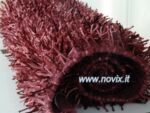 Tappeto Shaggy-Spaghetti 75X155 bordeaux
