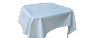 TABLECLOTH TABLE COVER ANTI-STAIN KITCHEN ANTI-FIRE COLOR WHITE 140 H