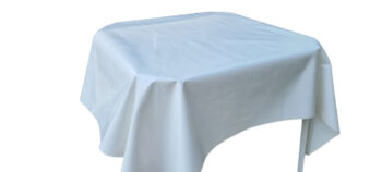 TABLECLOTH TABLE COVER ANTI-STAIN KITCHEN ANTI-FIRE COLOR WHITE 140 H